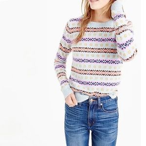 J. Crew Fair Isle Lambswool Sweater